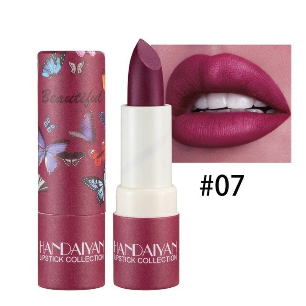 MAKEUP Matte Lipstick Waterproof Long Lasting Nude Lipstick Stick